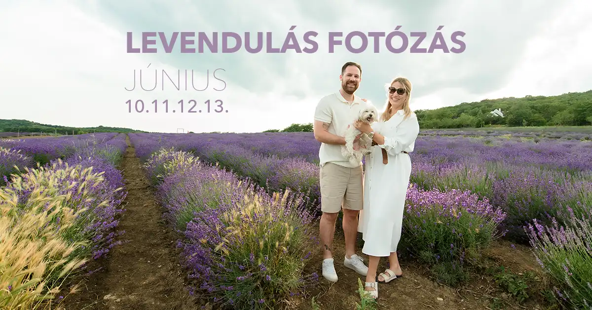 Levendulás fotózás