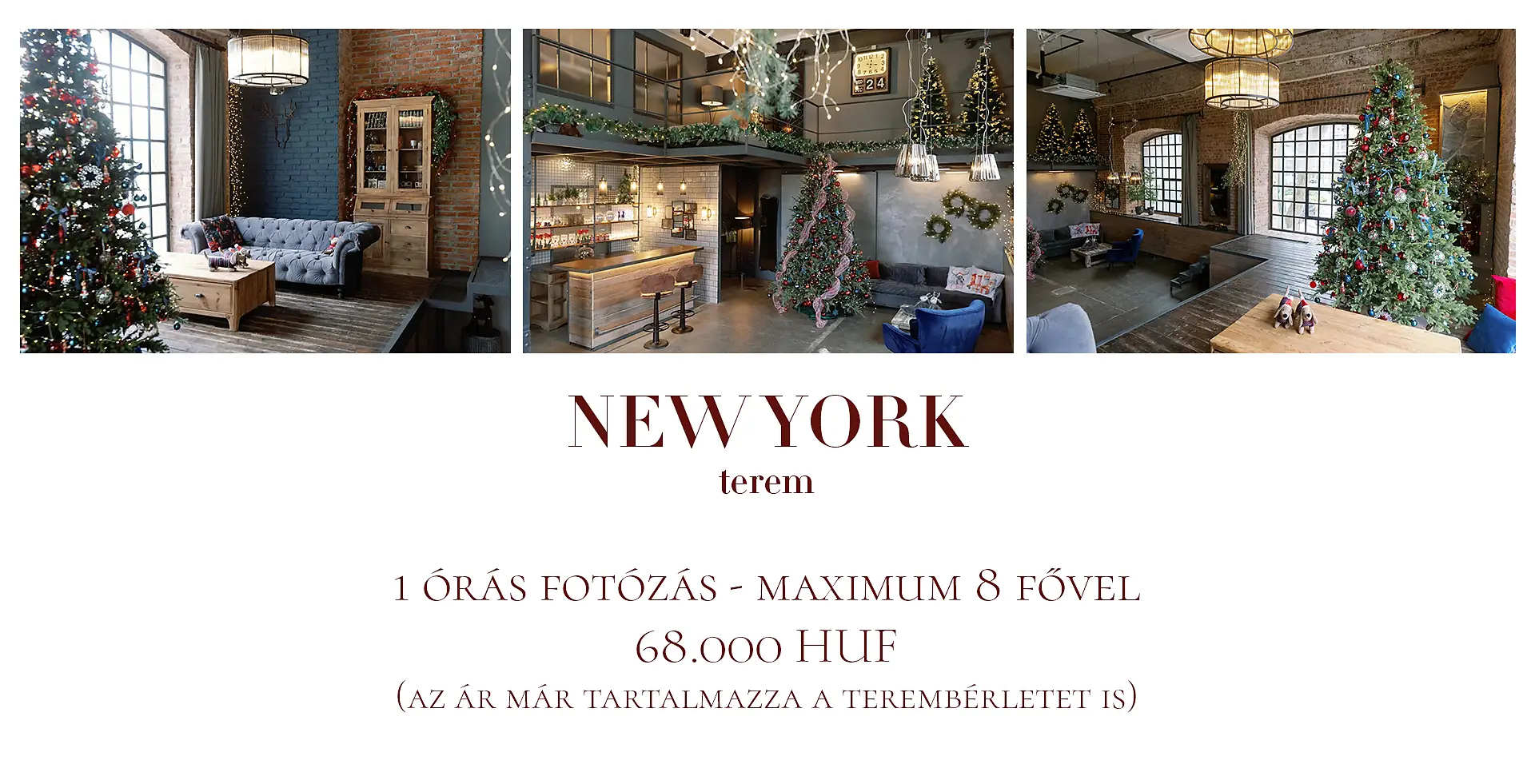 Karácsonyi fotózás - Budapest legszebb stúdióiban