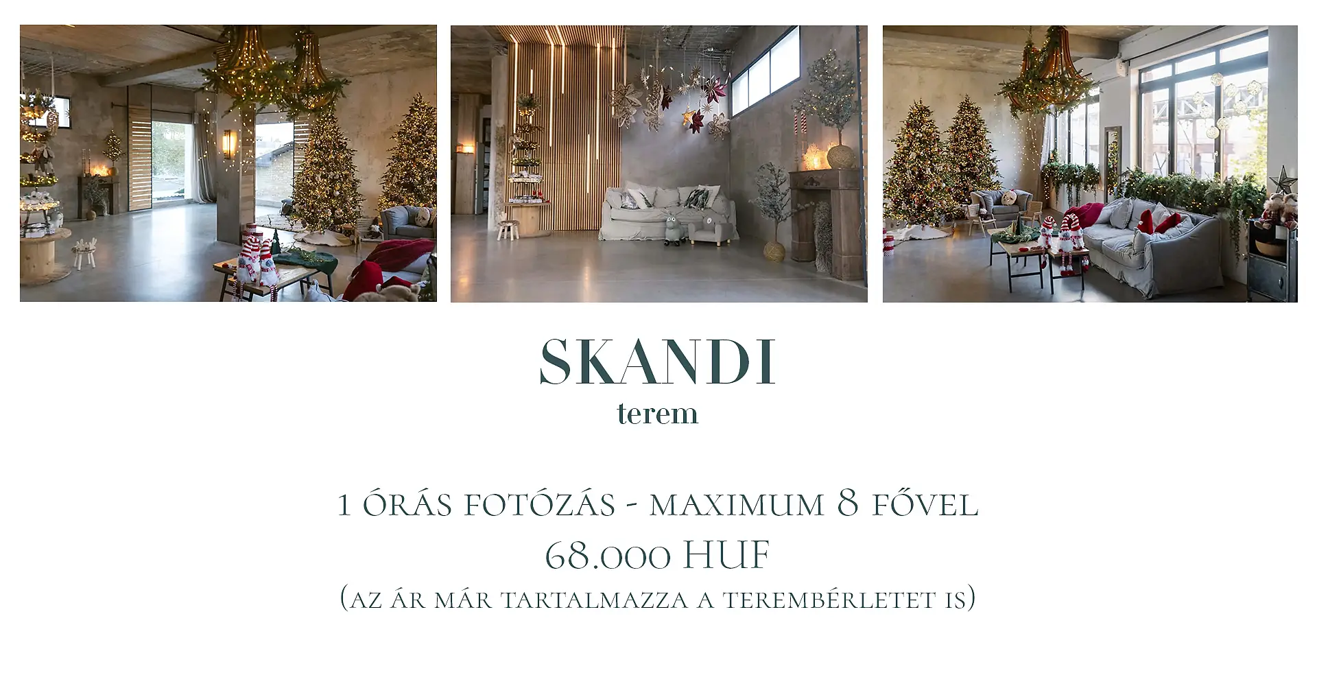 Karácsonyi fotózás Budapest legszebb stúdióiban