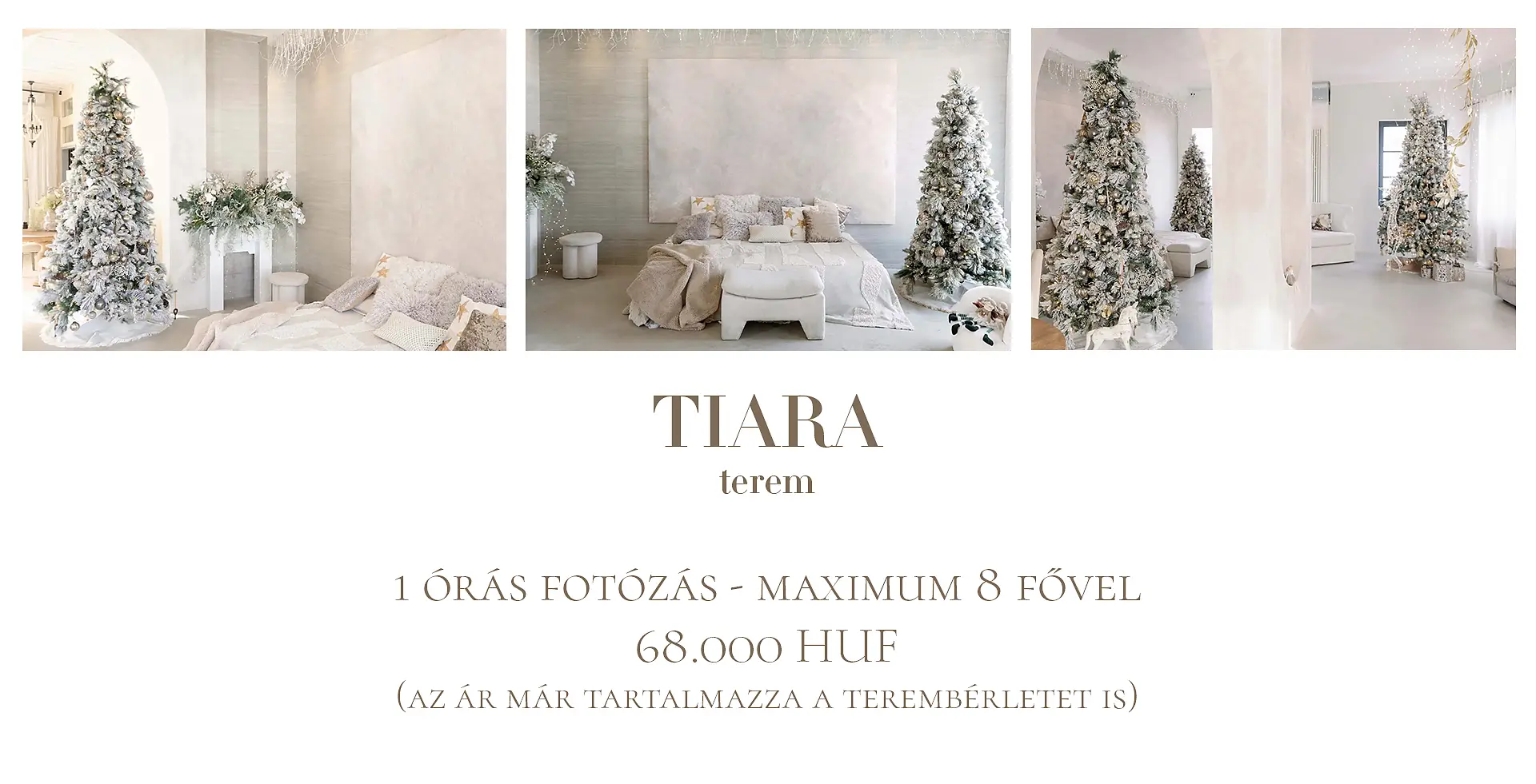 Karácsonyi fotózás Budapest legszebb stúdióiban