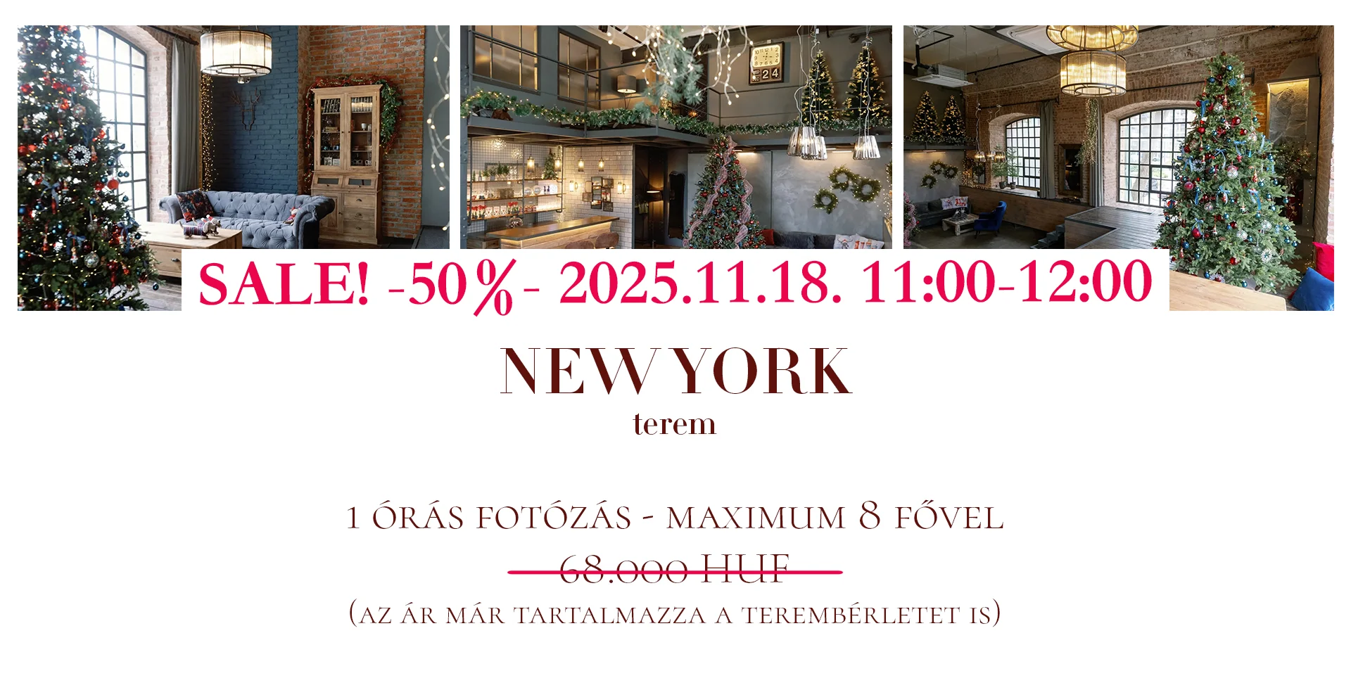 Karácsonyi fotózás Budapest