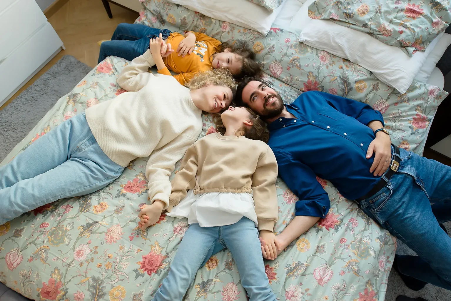 Otthoni családi fotózás - Lifestyle stílus - Budapest