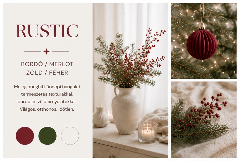 Karácsonyi fotózás a Rustic teremben